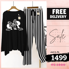 💃 - Comfortable Lounge Wear Printed Co-rd Set