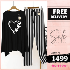 💃 - Comfortable Lounge Wear Printed Co-rd Set