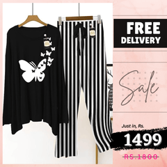 💃 - Comfortable Lounge Wear Printed Co-rd Set