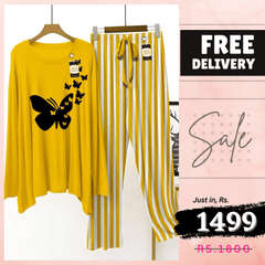 💃 - Comfortable Lounge Wear Printed Co-rd Set
