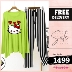 💃 - Comfortable Lounge Wear Printed Co-rd Set