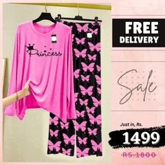 💃 - Comfortable Lounge Wear Printed Co-rd Set