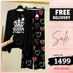 💃 - Comfortable Lounge Wear Printed Co-rd Set