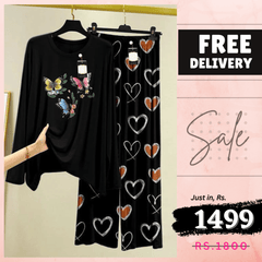 💃 - Comfortable Lounge Wear Printed Co-rd Set