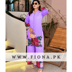 💃 -  Digital Printed Co-red Set  2Pcs