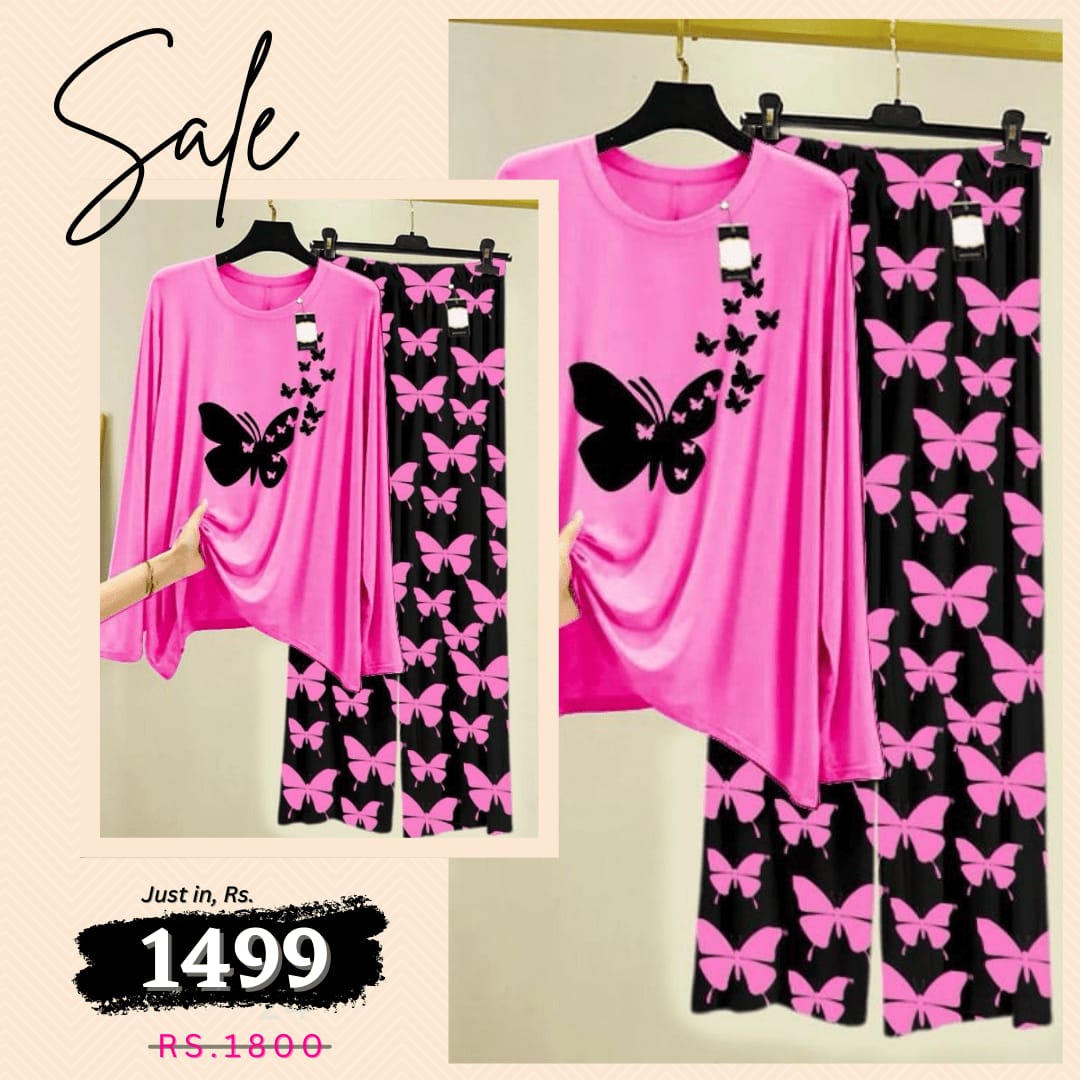 💃 - Comfortable Lounge Wear Printed Co-rd Set