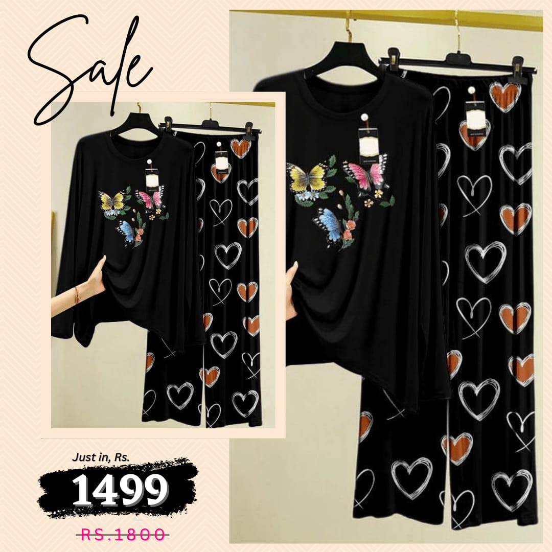 💃 - Comfortable Lounge Wear Printed Co-rd Set