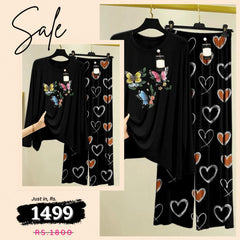 💃 - Comfortable Lounge Wear Printed Co-rd Set