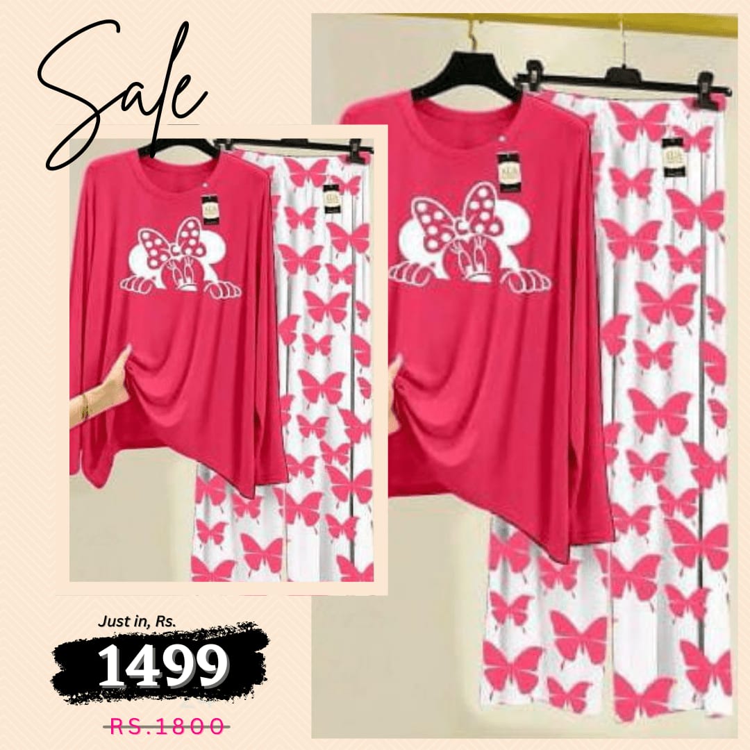 💃 - Comfortable Lounge Wear Printed Co-rd Set
