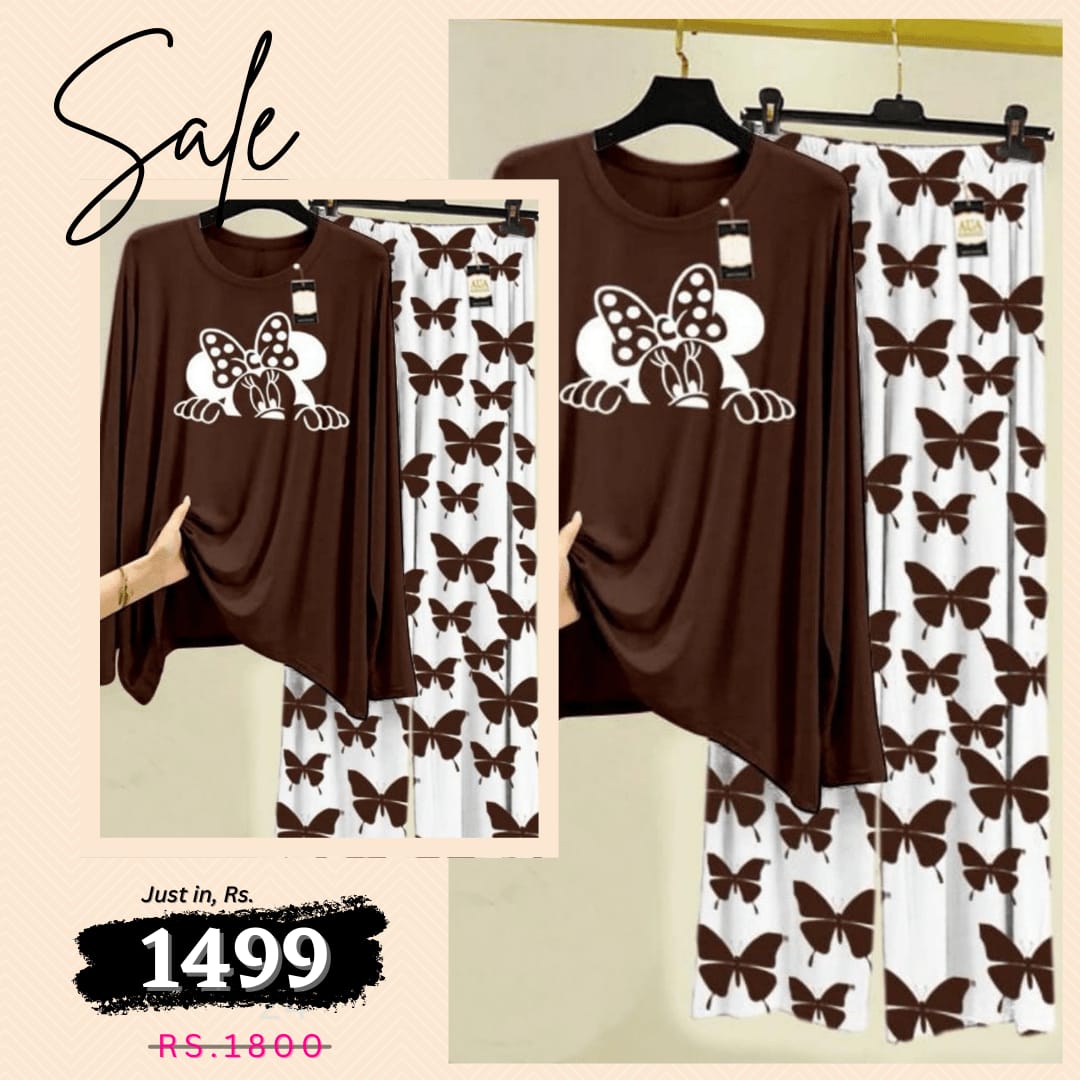 💃 - Comfortable Lounge Wear Printed Co-rd Set