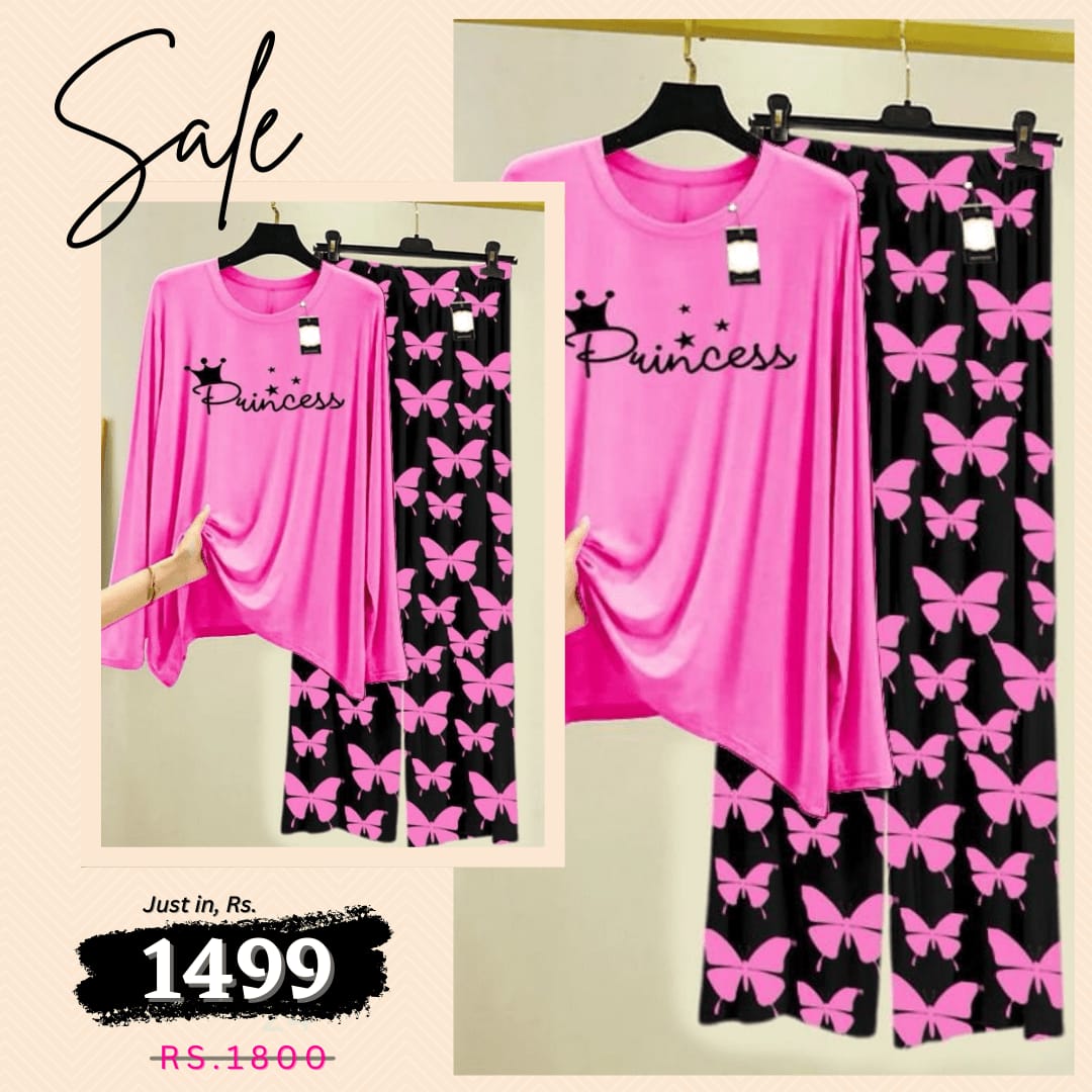 💃 - Comfortable Lounge Wear Printed Co-rd Set