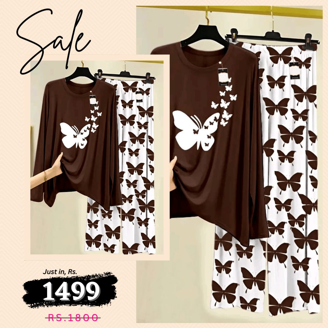 💃 - Comfortable Lounge Wear Printed Co-rd Set