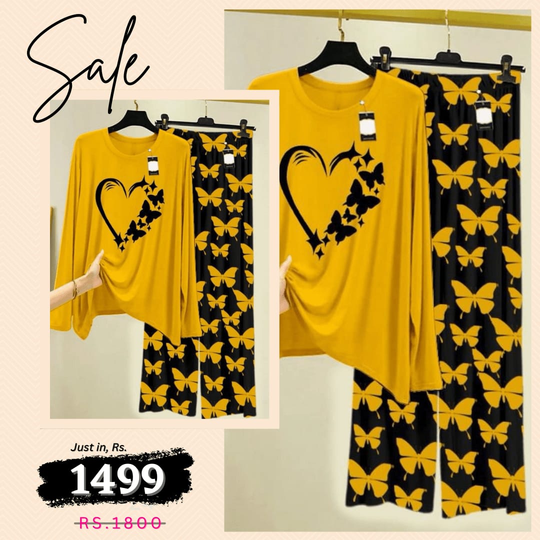 💃 - Comfortable Lounge Wear Printed Co-rd Set
