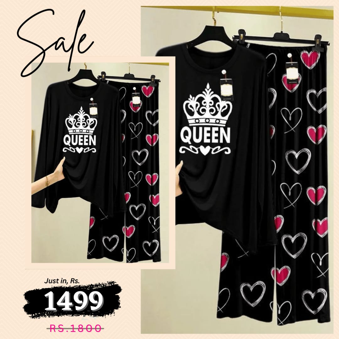 💃 - Comfortable Lounge Wear Printed Co-rd Set