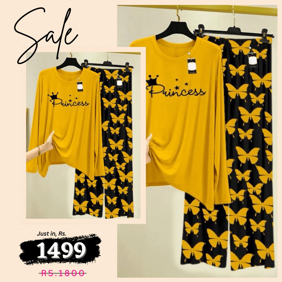 💃 - Comfortable Lounge Wear Printed Co-rd Set
