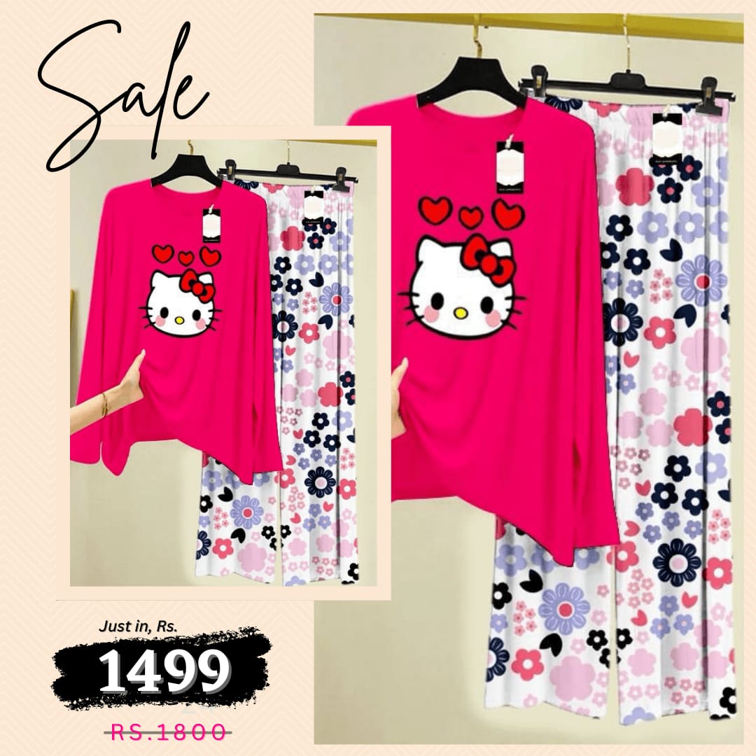 💃 - Comfortable Lounge Wear Printed Co-rd Set