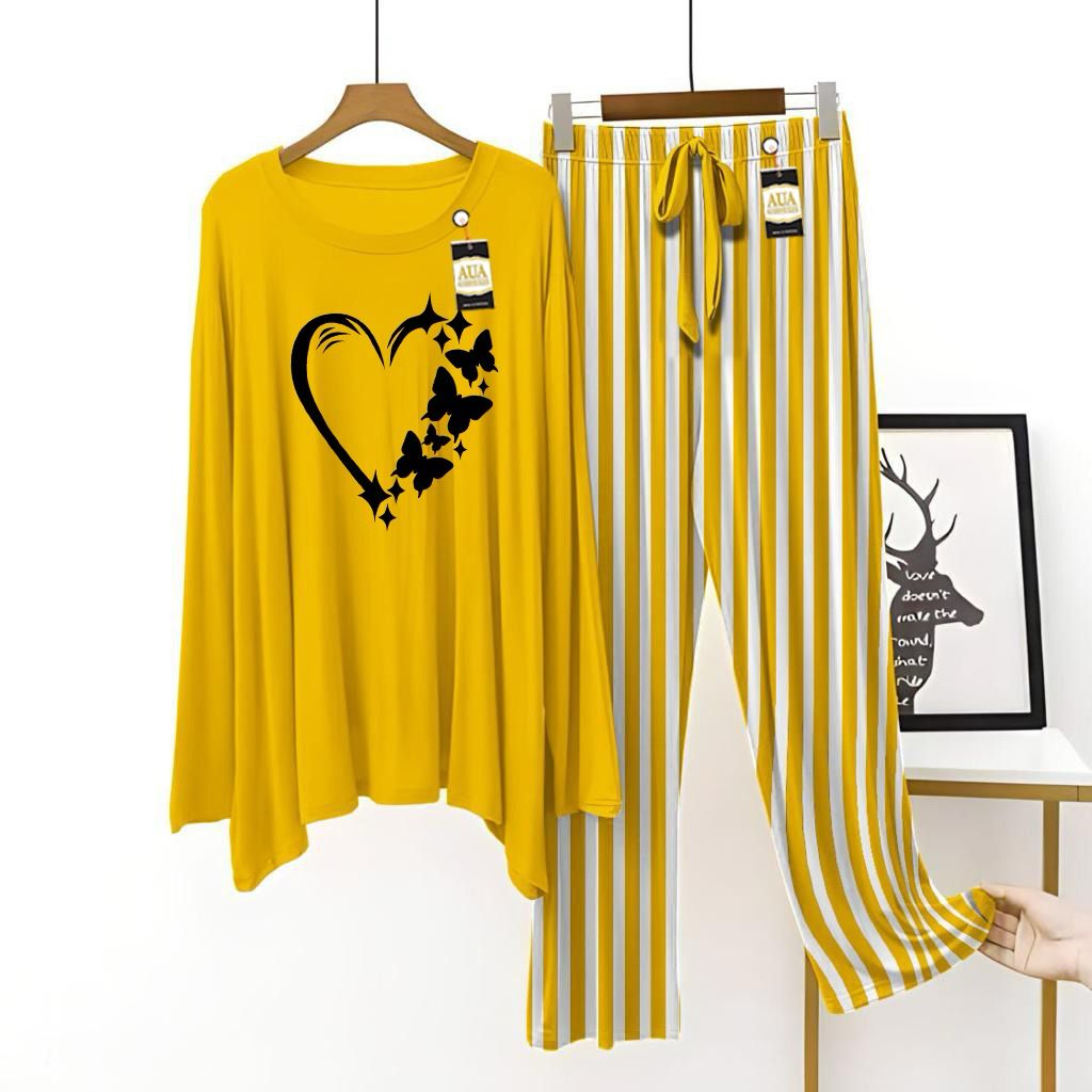 💃 - Comfortable Lounge Wear Printed Co-rd Set