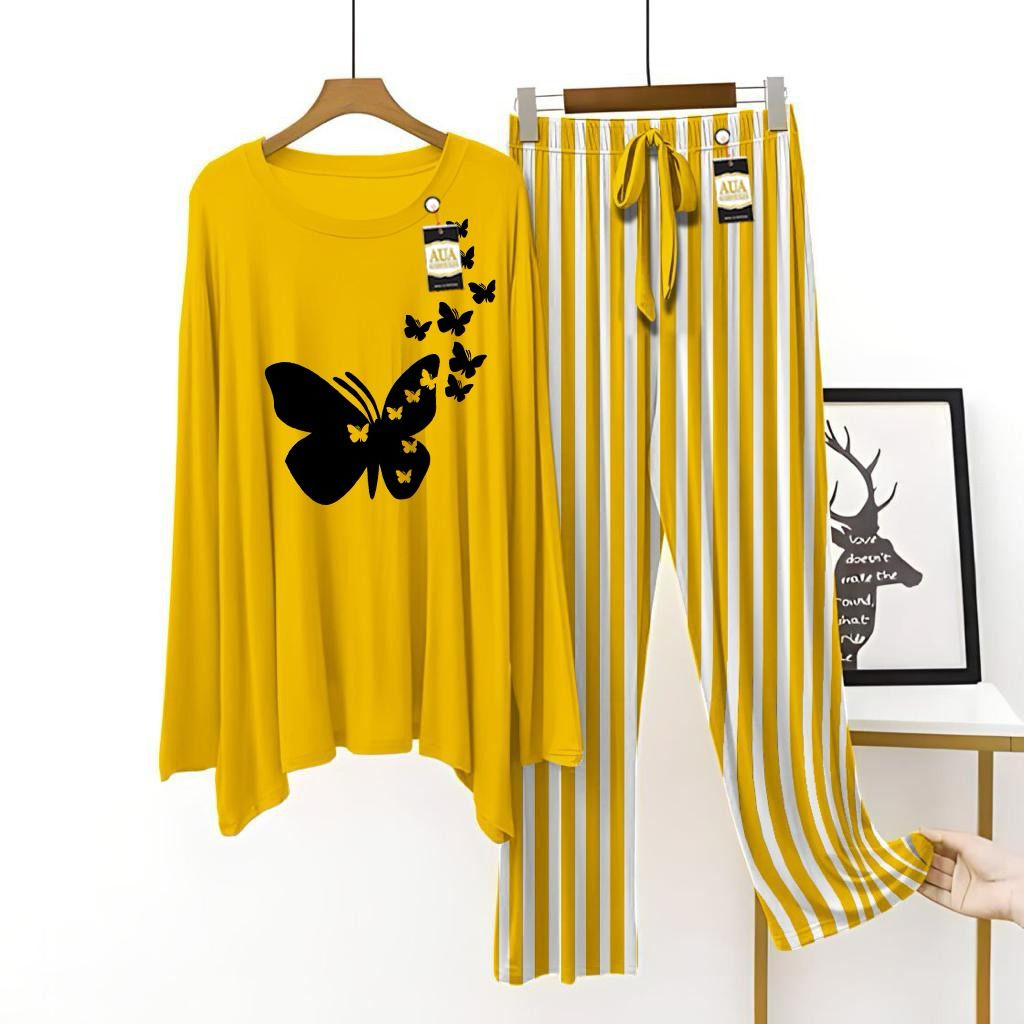 💃 - Comfortable Lounge Wear Printed Co-rd Set