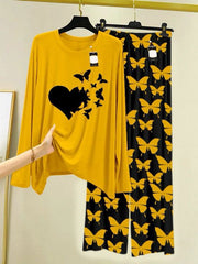 💃 - Comfortable Lounge Wear Printed Co-rd Set