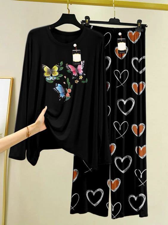 💃 - Comfortable Lounge Wear Printed Co-rd Set