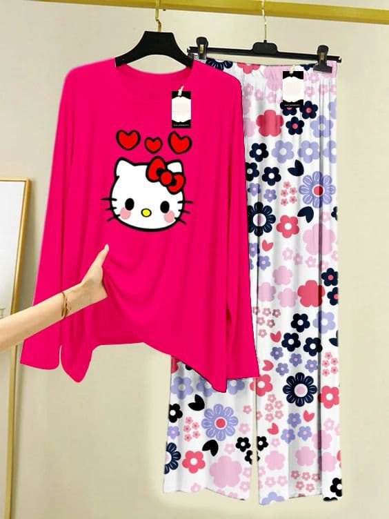 💃 - Comfortable Lounge Wear Printed Co-rd Set