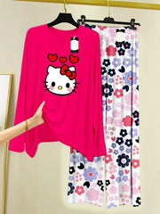 💃 - Comfortable Lounge Wear Printed Co-rd Set